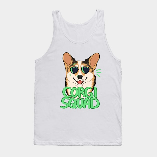 CORGI SQUAD (sable) Tank Top by mexicanine